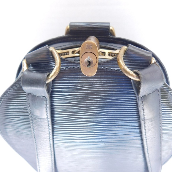 SOLD-LOUIS VUITTON MABILION NOIR EPI BACKPACK - Picture 5 of 8